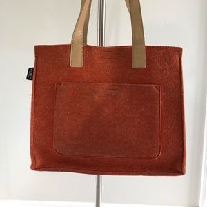 Furla felt shoulder bag